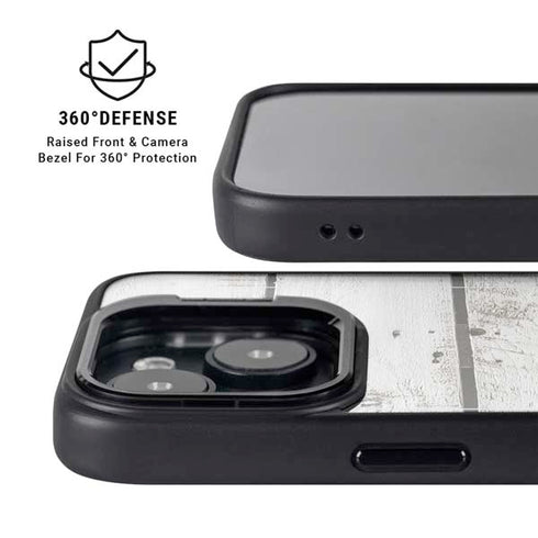 Weathered Wood iPhone 14 Kickstand Case